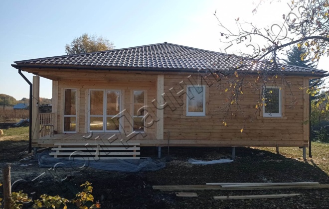 4 Брусовой дом ОД-50, 11х10,5 , 115,5 м², Тульская область, Щекинский район, село Голощапово (5)